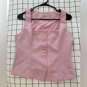 Pink Abercrombie Vest